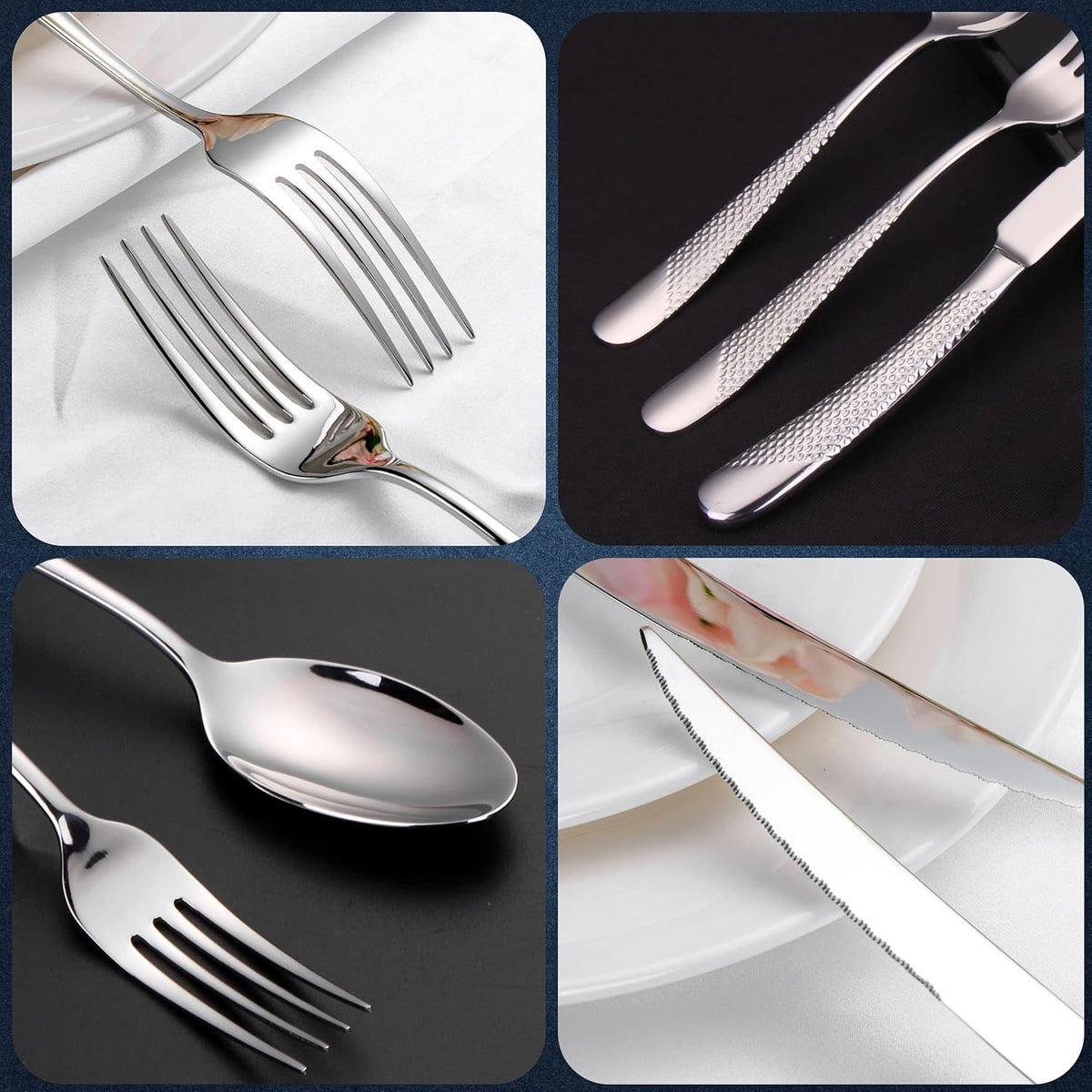 Elegant Stainless Steel Cutlery Set for Dining