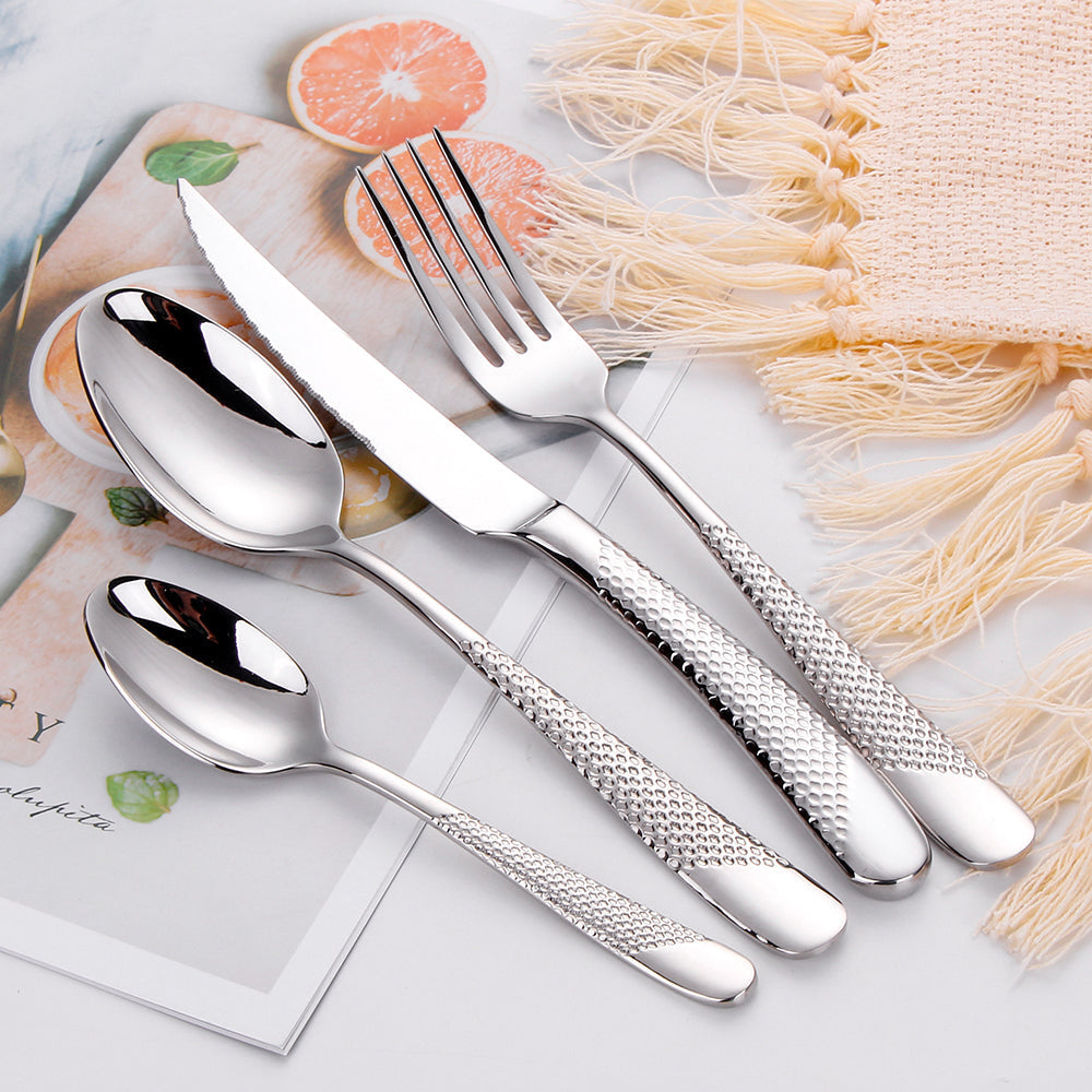 Elegant Stainless Steel Cutlery Set for Dining