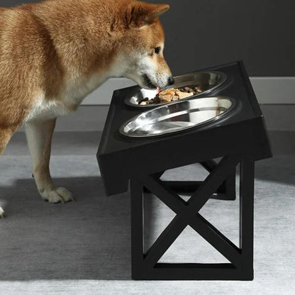 Elevated Slow Feed Dog Bowl