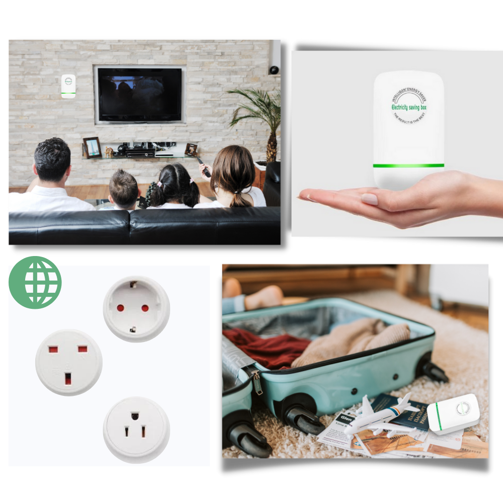 Energy Saving Power Optimizer Plug for Home and Office
