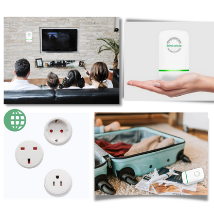 Energy Saving Power Optimizer Plug for Home and Office