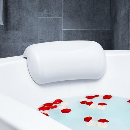Ergonomic Bath Pillow with Neck and Head Support