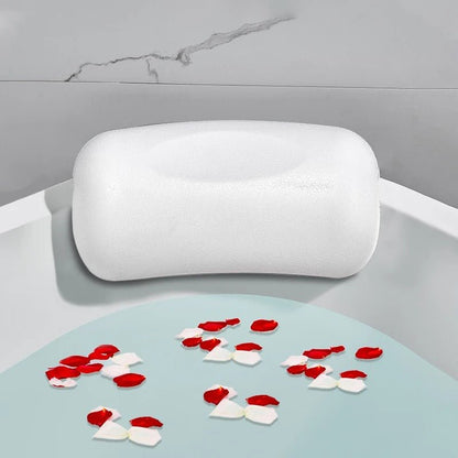 Ergonomic Bath Pillow with Neck and Head Support