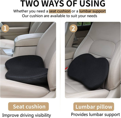 Ergonomic Car Seat Cushion for Improved Driving Position