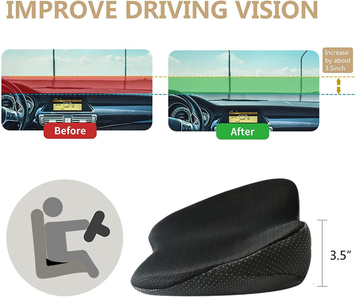 Ergonomic Car Seat Cushion for Improved Driving Position