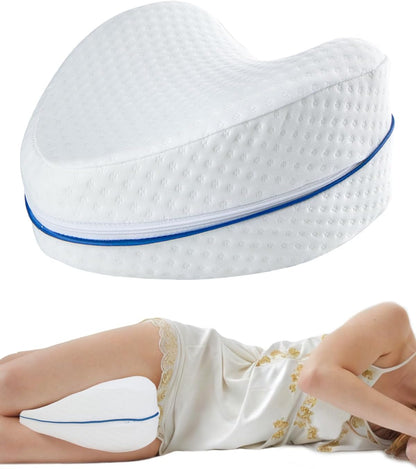 Ergonomic Lumbar Knee Pillow for Side Sleepers