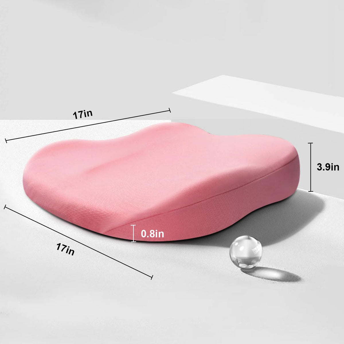 Ergonomic Memory Foam Car Seat Booster Cushion