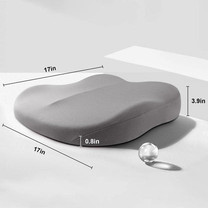 Ergonomic Memory Foam Car Seat Booster Cushion