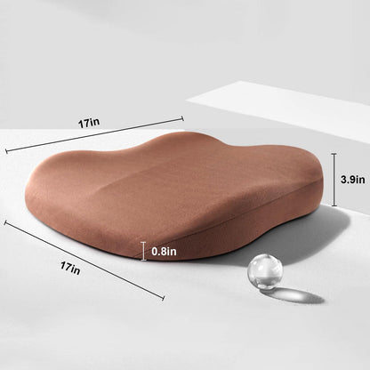 Ergonomic Memory Foam Car Seat Booster Cushion
