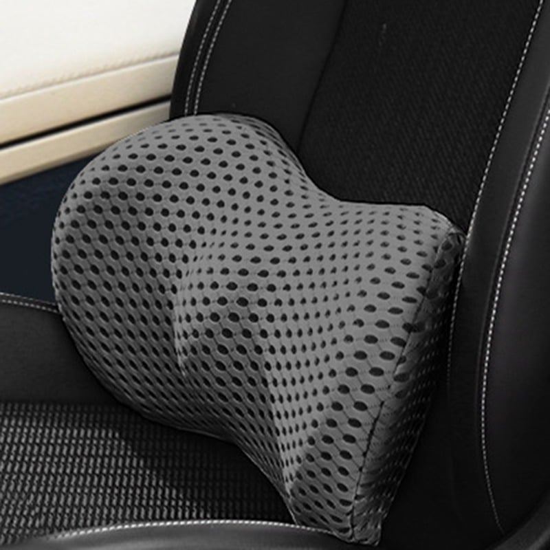 Ergonomic Memory Foam Lumbar Support Cushion for Office Chair and Car Seat