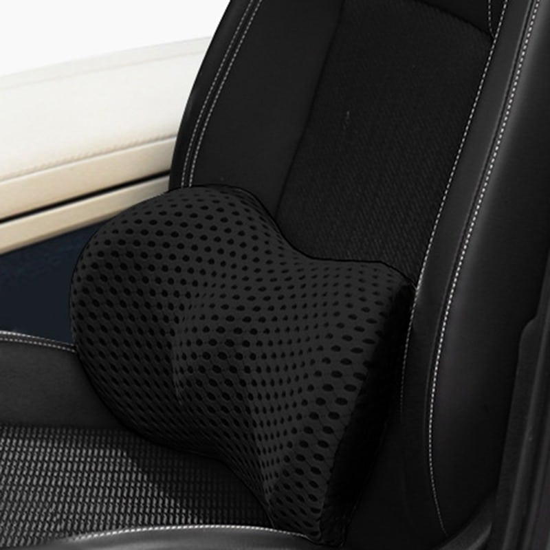 Ergonomic Memory Foam Lumbar Support Cushion for Office Chair and Car Seat