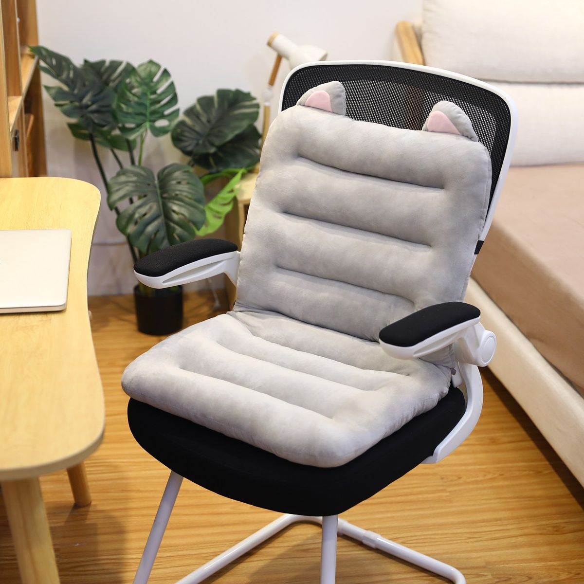 Ergonomic Memory Foam Seat Cushion for Back and Tailbone Support