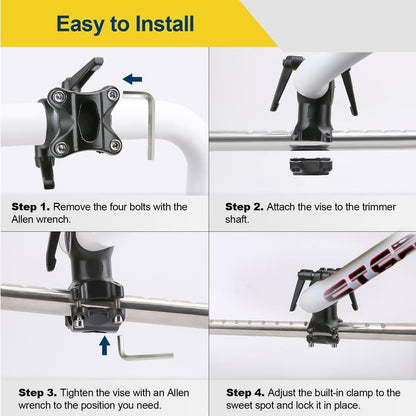 Ergonomic String Trimmer Handle Extension Adjustable Grip