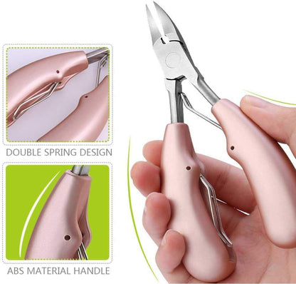 Ergonomic Toenail Clipper for Thick Nails and Easy Precision Trimming