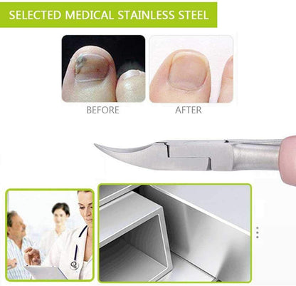 Ergonomic Toenail Clipper for Thick Nails and Easy Precision Trimming