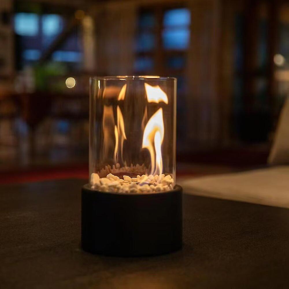 Eternal Flame Oil Lamp with Glass Cylinder