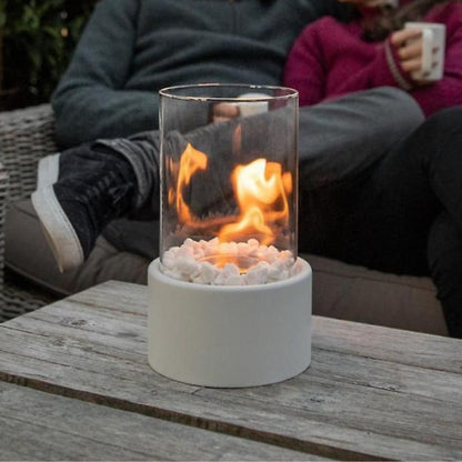 Eternal Flame Oil Lamp with Glass Cylinder