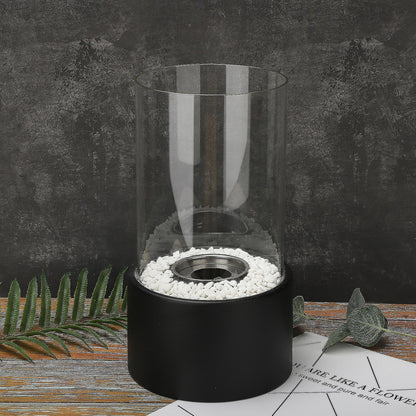 Eternal Flame Oil Lamp with Glass Cylinder