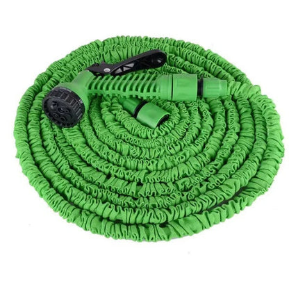 Expandable Garden Water Hose with Multi Pattern Spray Nozzle