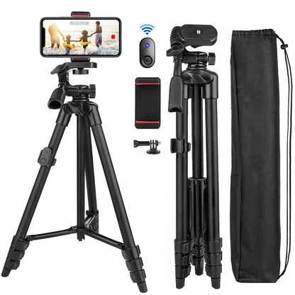 Extendable Phone Tripod Stand with Bluetooth Remote and Selfie Stick