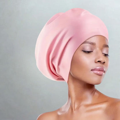 Extra Large Silicone Swim Cap for Long Thick Hair