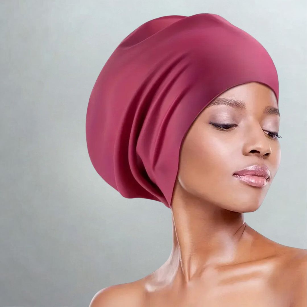 Extra Large Silicone Swim Cap for Long Thick Hair