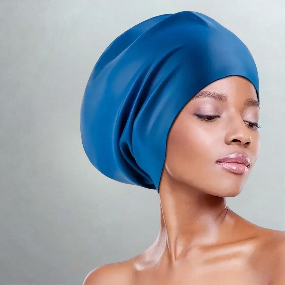 Extra Large Silicone Swim Cap for Long Thick Hair