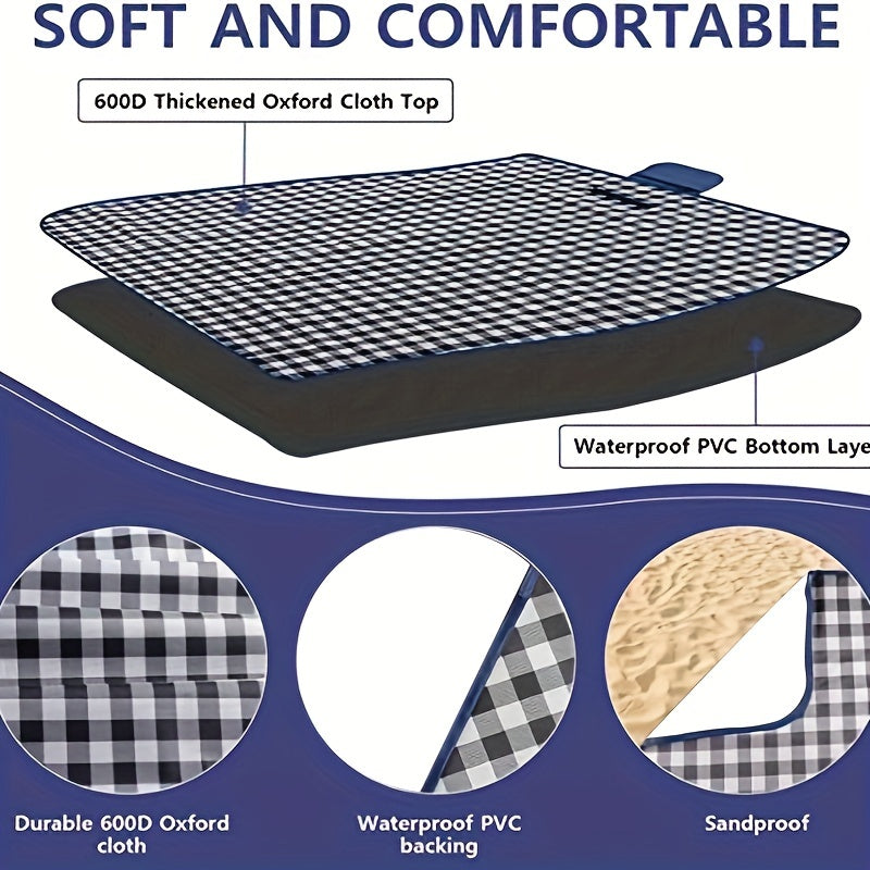 Extra Large Waterproof Foldable Picnic Blanket