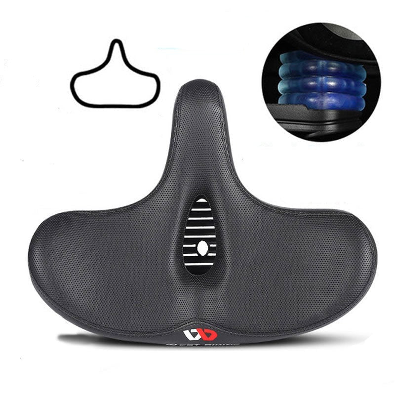 Extra Wide Ergonomic Bike Saddle with Breathable Cushion