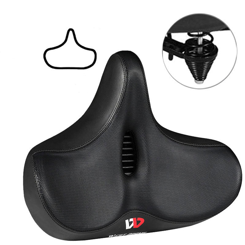Extra Wide Ergonomic Bike Saddle with Breathable Cushion
