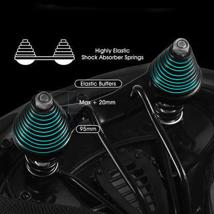 Extra Wide Ergonomic Bike Saddle with Breathable Cushion
