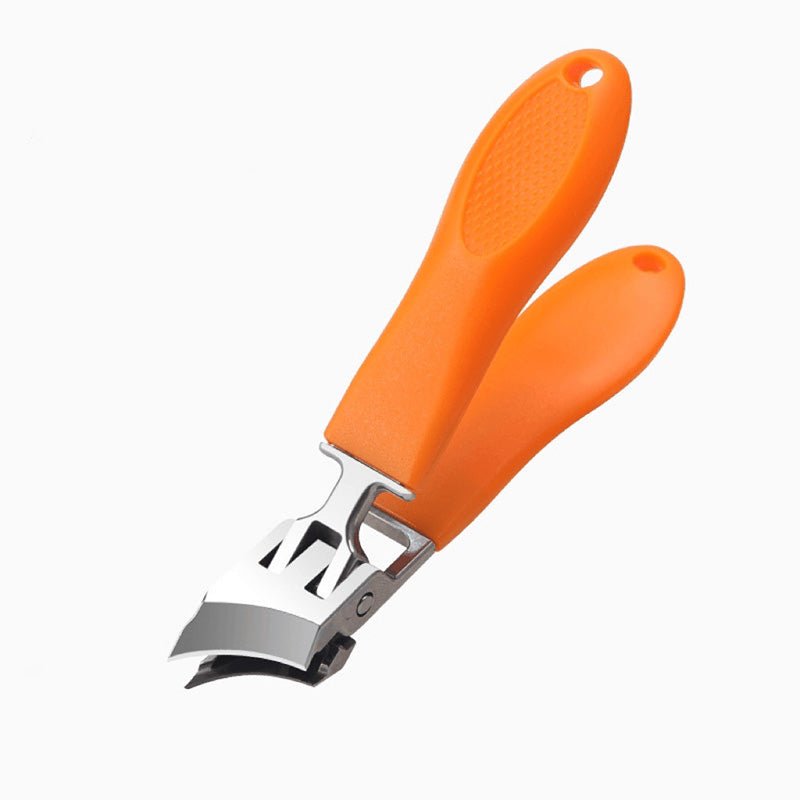 Extra Wide Stainless Steel Nail Clipper with Curved Blades