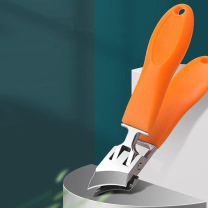Extra Wide Stainless Steel Nail Clipper with Curved Blades