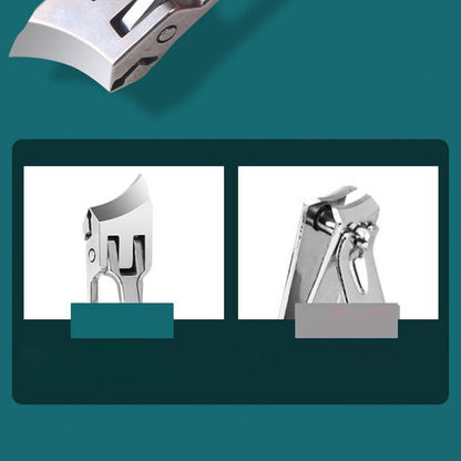 Extra Wide Stainless Steel Nail Clipper with Curved Blades