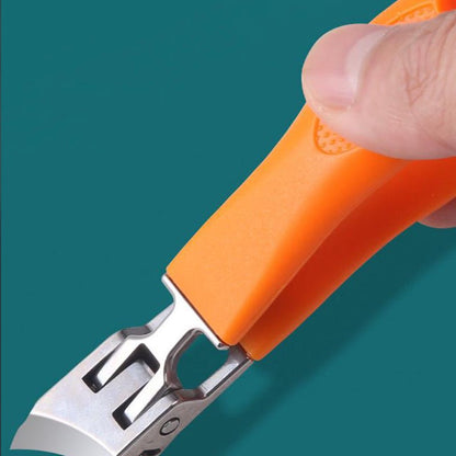 Extra Wide Stainless Steel Nail Clipper with Curved Blades