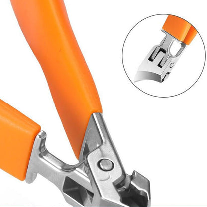 Extra Wide Stainless Steel Nail Clipper with Curved Blades