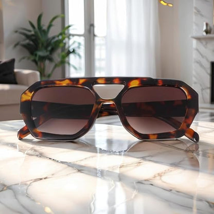 Fashion Oversized Square Sunglasses for Women and Men