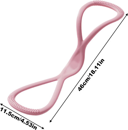 Figure 8 Resistance Band Exercise Stretch Fitness Trainer