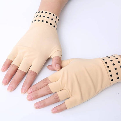 Fingerless Compression Support Gloves with Magnetic Inserts