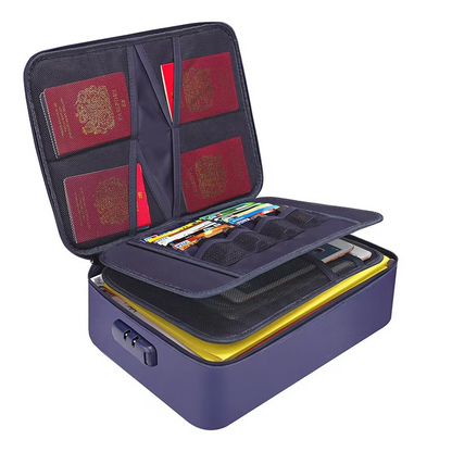 Fire Resistant Waterproof Document Storage Organizer