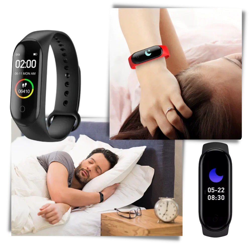 Fitness Tracker Smart Watch with Sleep and Activity Monitoring