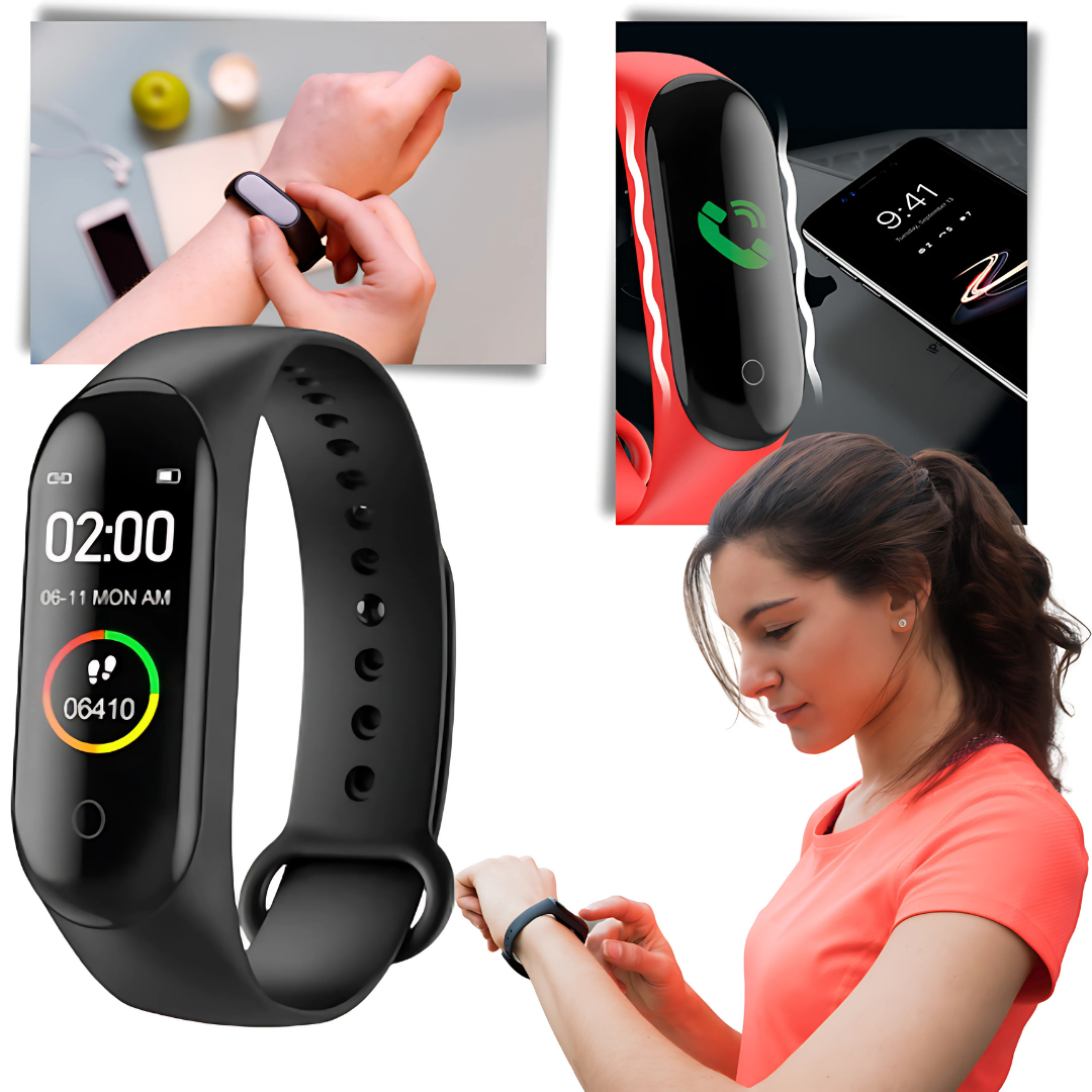 Fitness Tracker Smart Watch with Sleep and Activity Monitoring