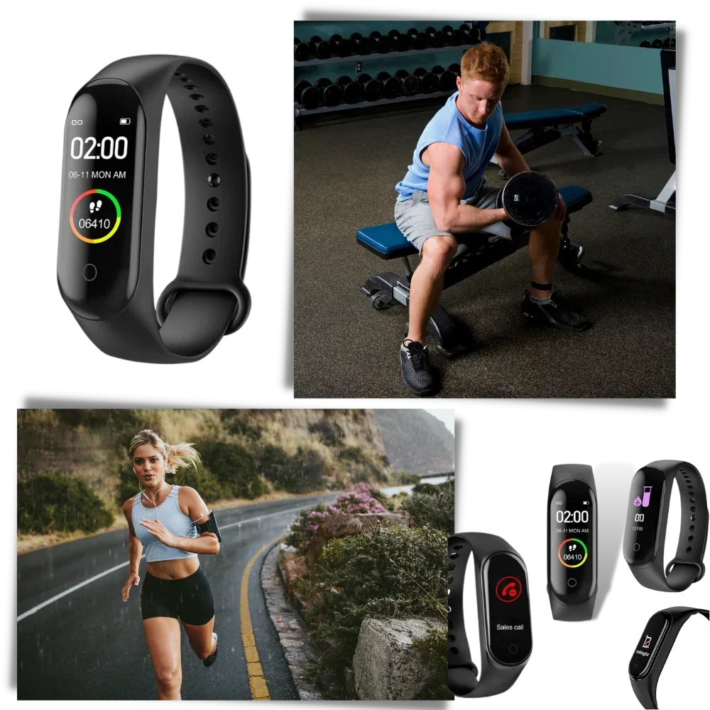 Fitness Tracker Smart Watch with Sleep and Activity Monitoring