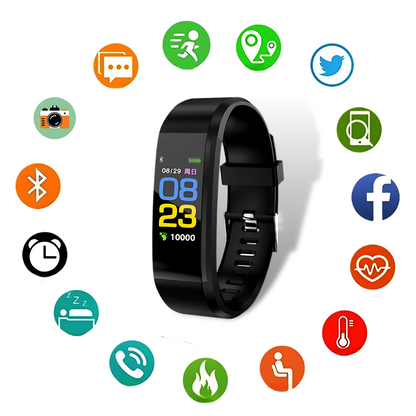 Fitness Tracker Smartwatch with Health Monitoring and Activity Tracking