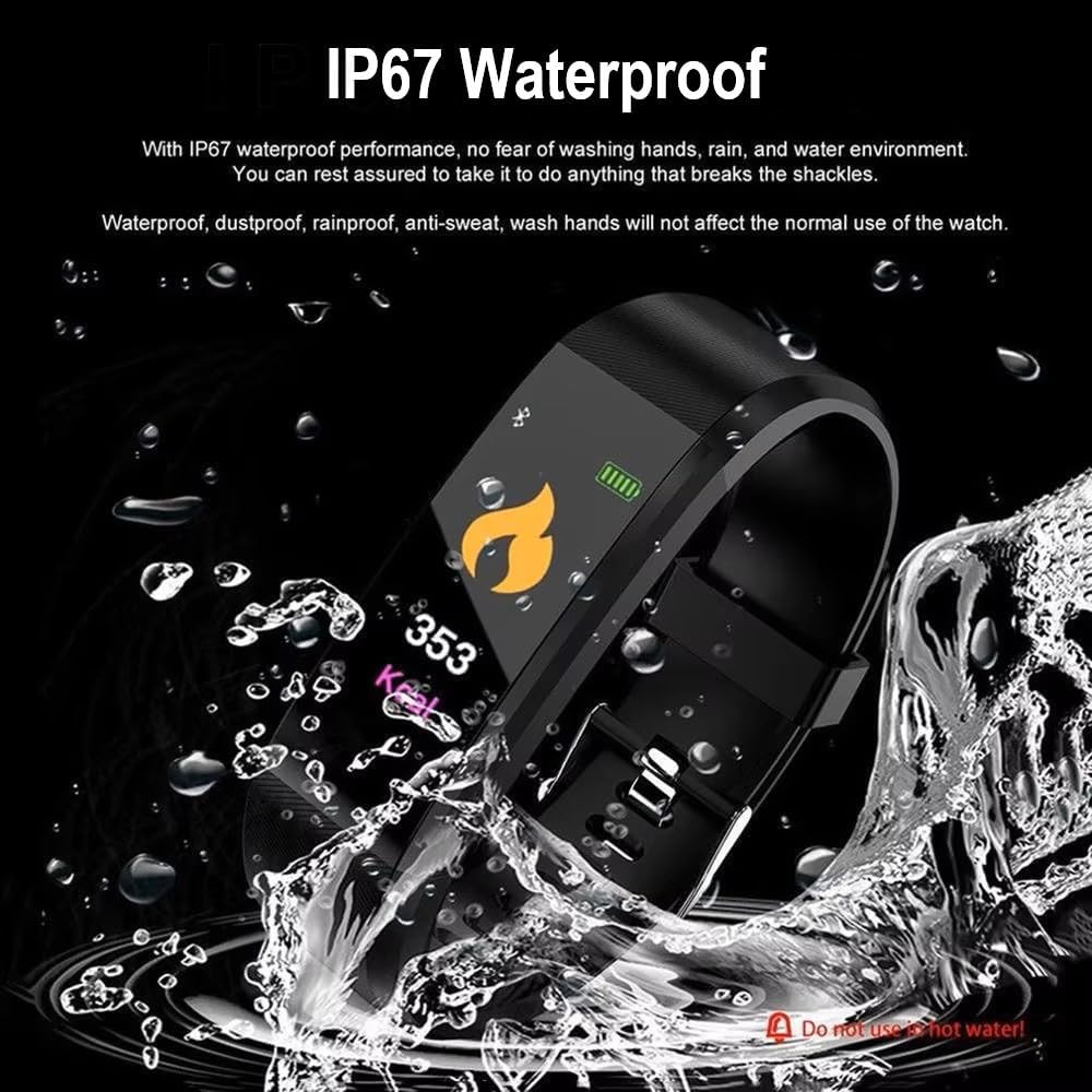 Fitness Tracker Smartwatch with Health Monitoring and Activity Tracking