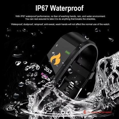Fitness Tracker Smartwatch with Health Monitoring and Activity Tracking