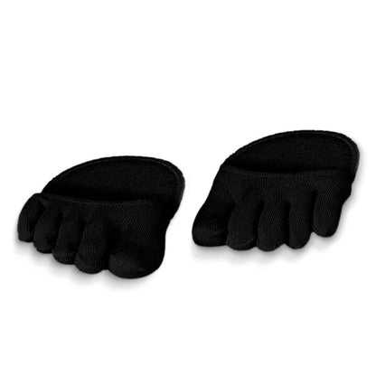 Five Toe No Show Forefoot Cushion Socks
