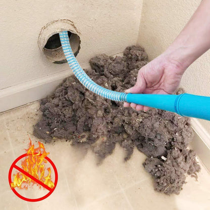 Flexible Dryer Vent Vacuum Cleaning Attachment