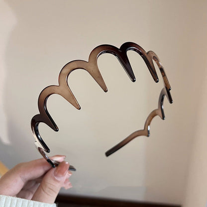 Flexible Hair Styling Headband with Secure Grip Teeth