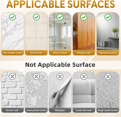 Flexible Self Adhesive Mirror Sheet Shatter Resistant Wall Mirror